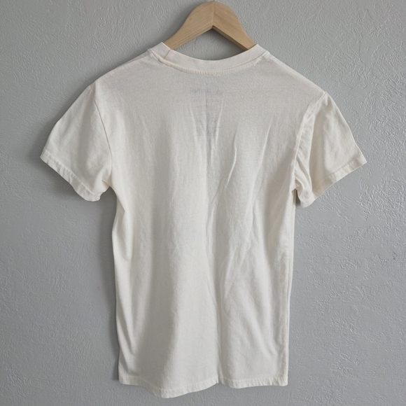 Harry Potter Womens The Deathly Hallows T Shirt Cream Teal Multicolor Size S - Picture 4 of 4